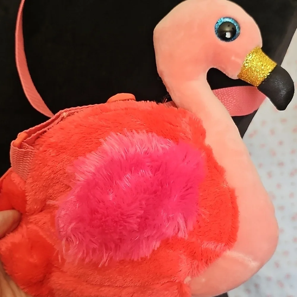 TY Fashion Gilda the Pink Flamingo Purse - Picture 5 of 5